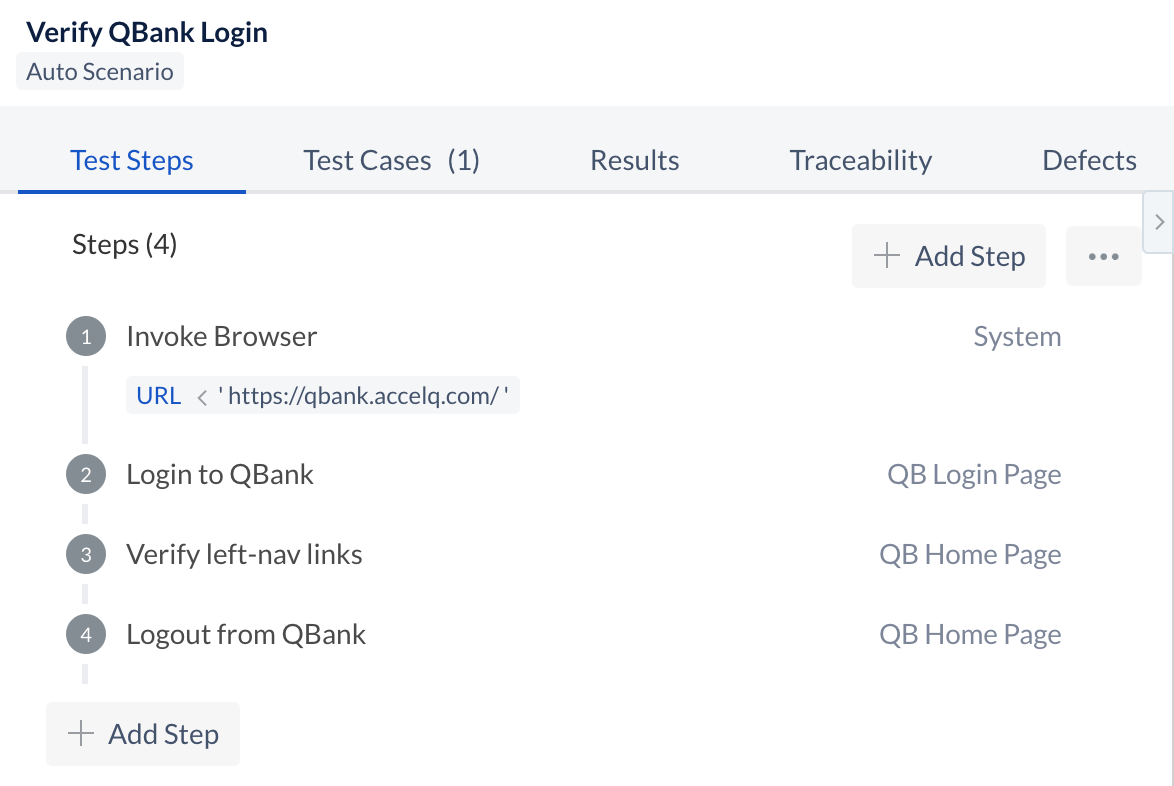 Verify QBank Login