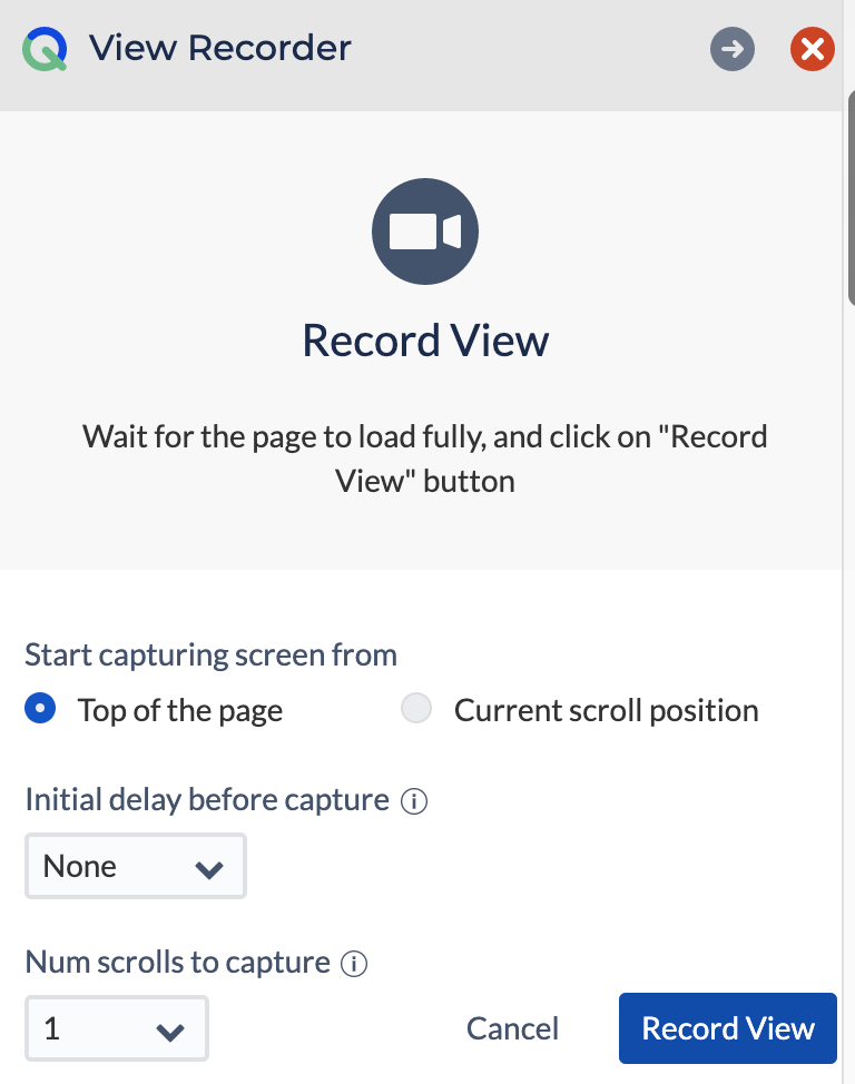 View Recorder