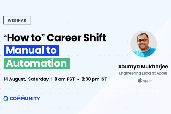 QWebinar – Career shift to Automation
