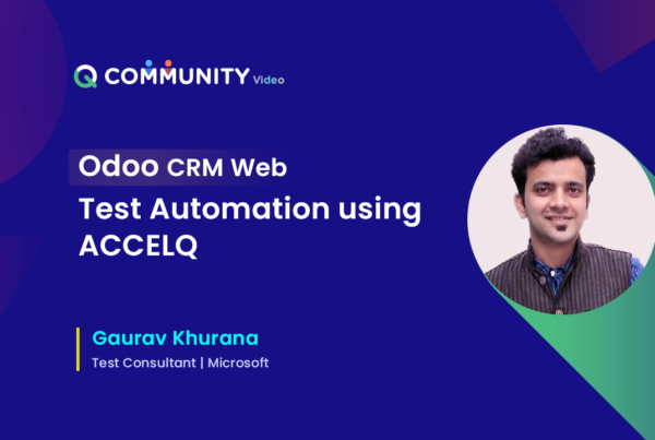 Odoo CRM Web Test Automation using ACCELQ