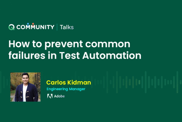 How to prevent common failures in test automation