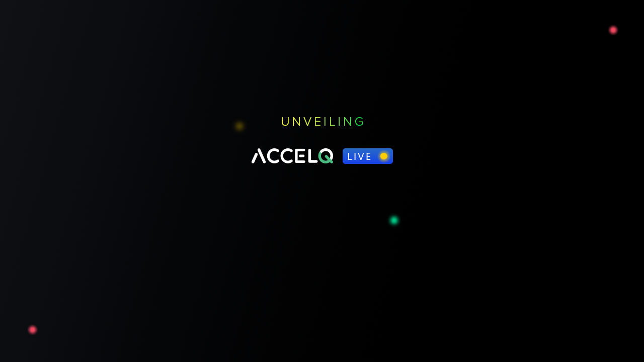 Press Release ACCELQ to Unveil ACCELQ Live: A Revolutionary Approach to Quality Engineering for Cloud & Enterprise Apps