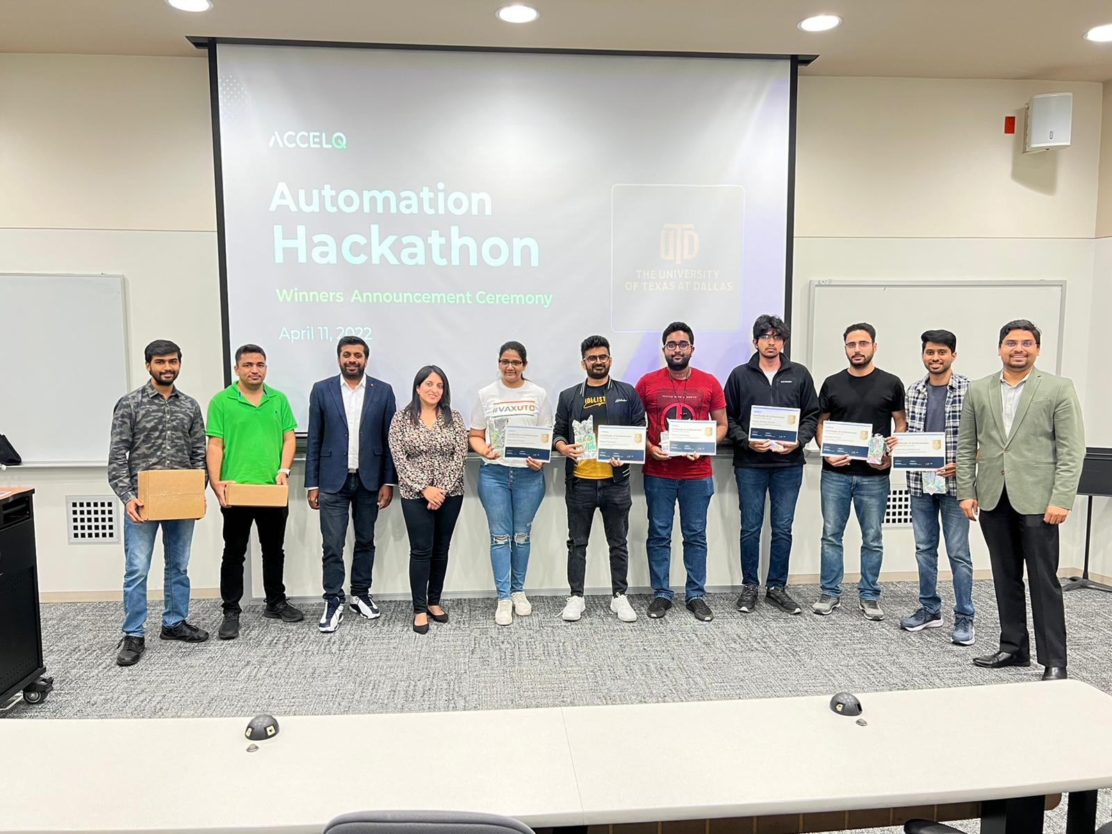 Hackathone prize distribution