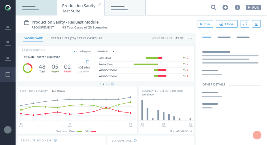 Microsoft Dashboard- ACCELQ