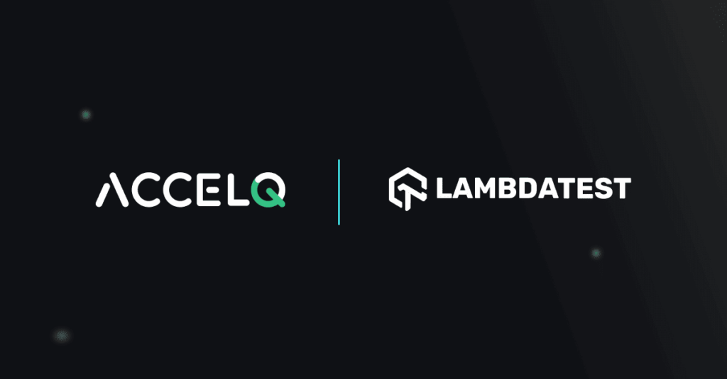 ACCELQ Partnership with Lambda Test