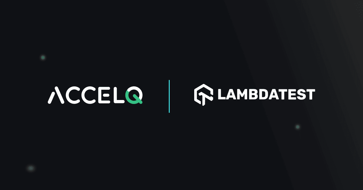 ACCELQ Partners with LambdaTest