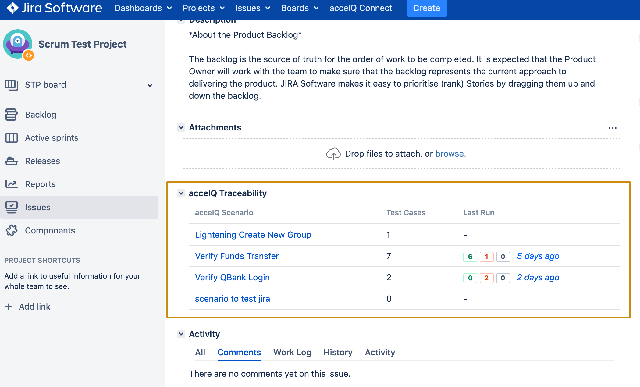 Enable Jira ACCLEQ Integration-ACCELQ