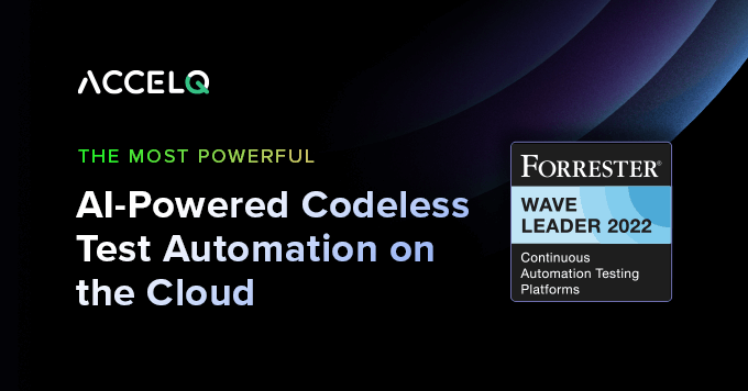 Ai powered codeless test automation on the cloud-ACCELQ