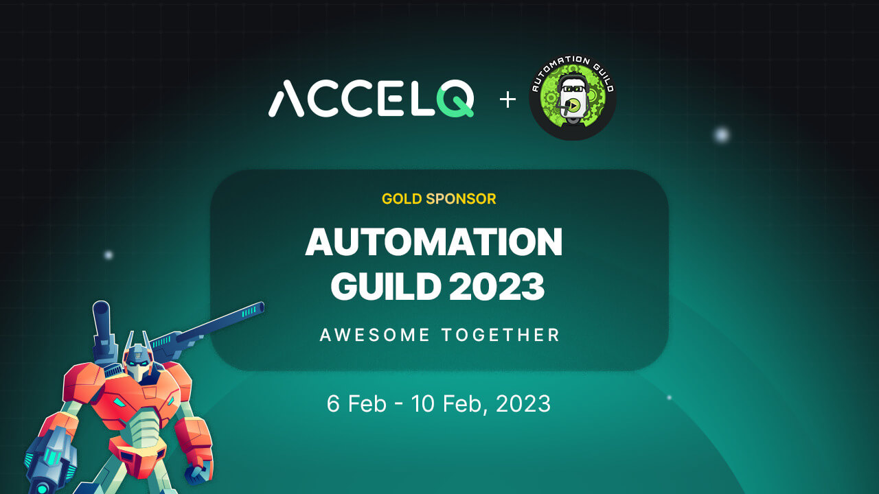 ACCELQ Gold Sponsors at Automation Guild 2023
