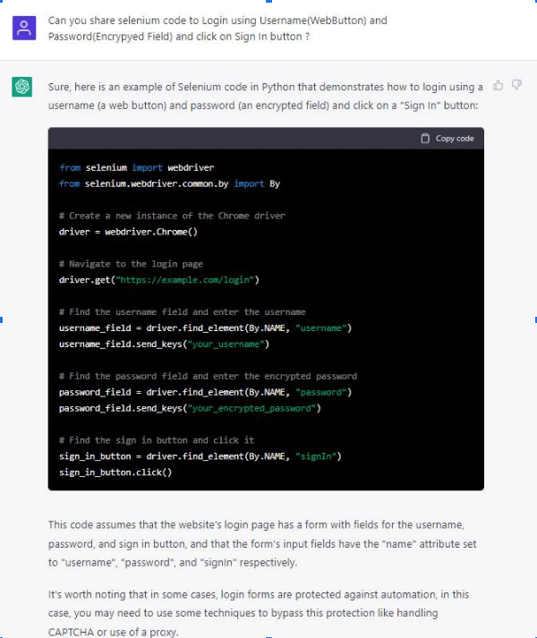 Automate test cases using chatGpt- ACCELQ