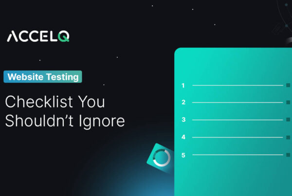 Website testing checklists-ACCELQ
