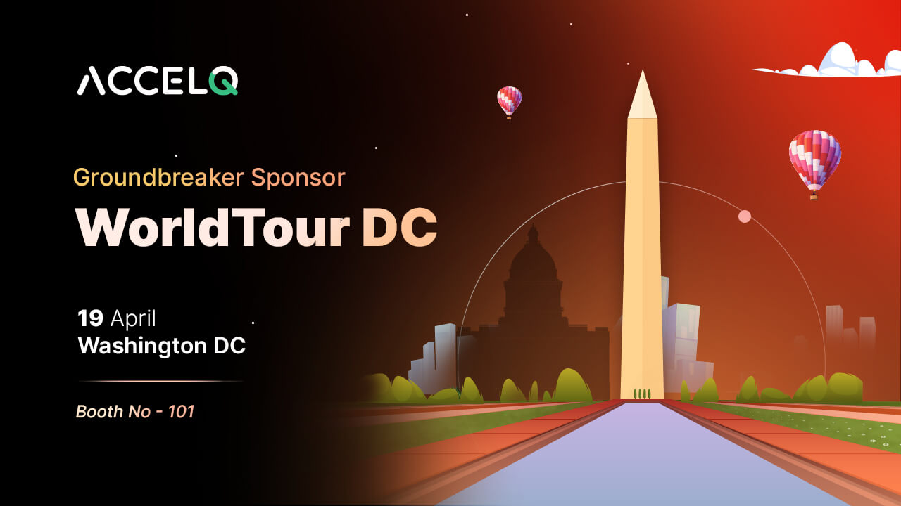 ACCELQ Groundbreaker sponsor for World Tour D.C