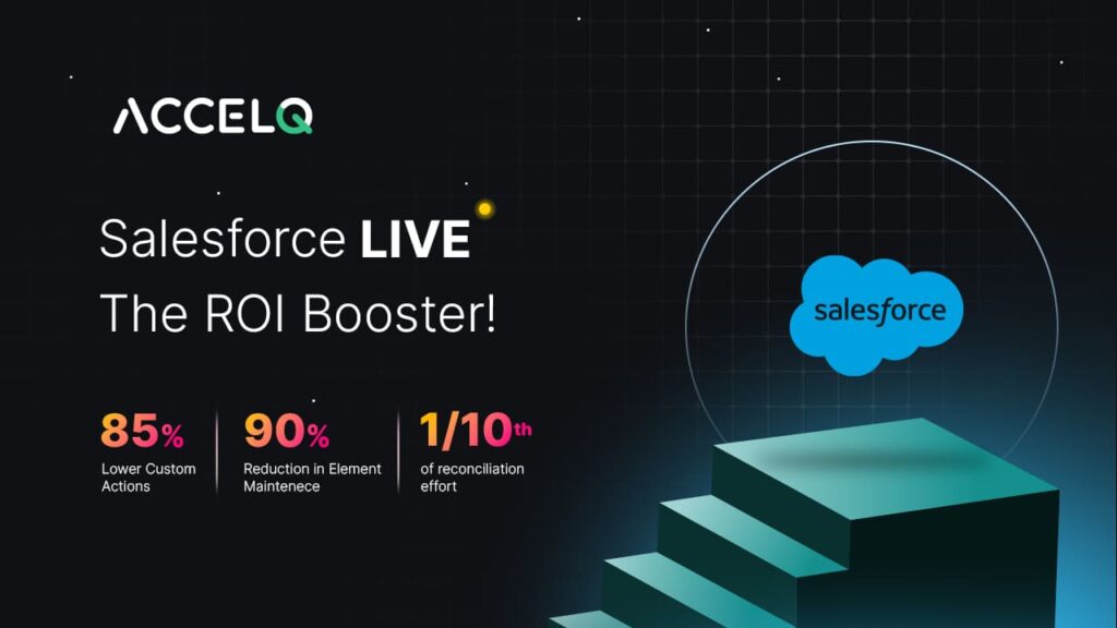 Salesforce live roi booster- ACCELQ