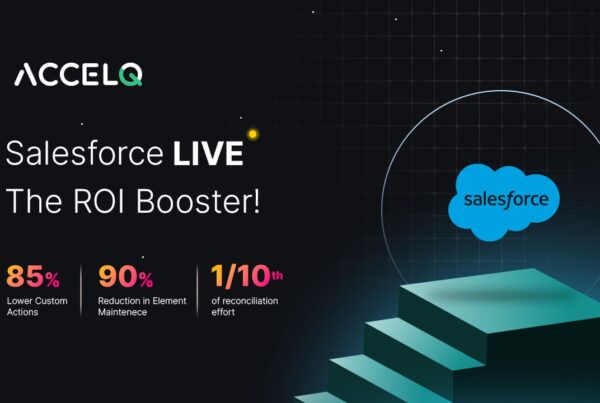 Salesforce live roi booster- ACCELQ