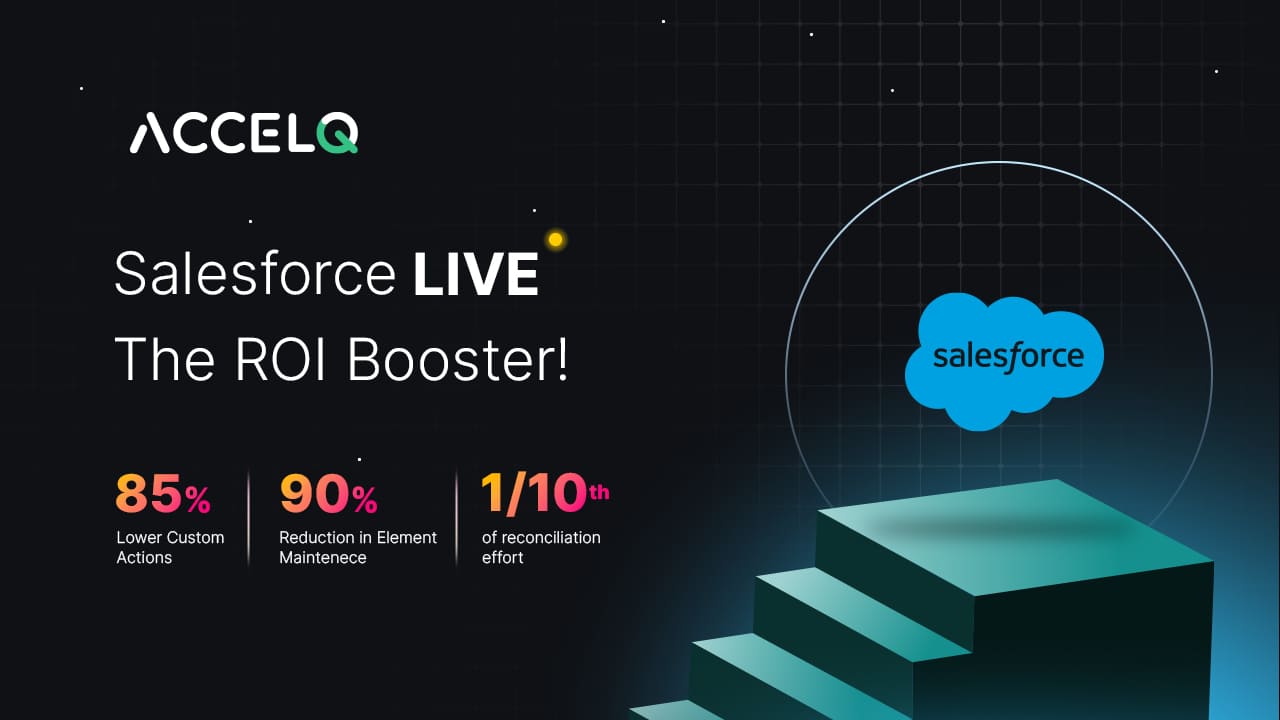 Salesforce live roi booster- ACCELQ