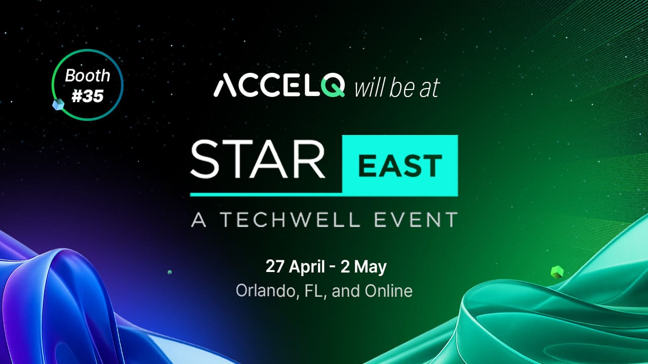 ACCELQ Codeless AI at STAREAST 2025