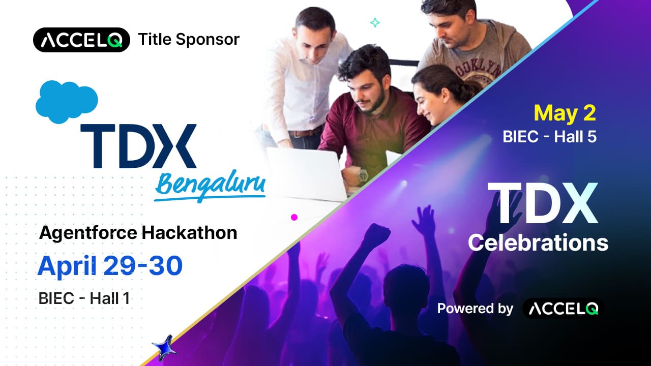 Unlock the AI Agent Era with ACCELQ at TDX Bengaluru 2025