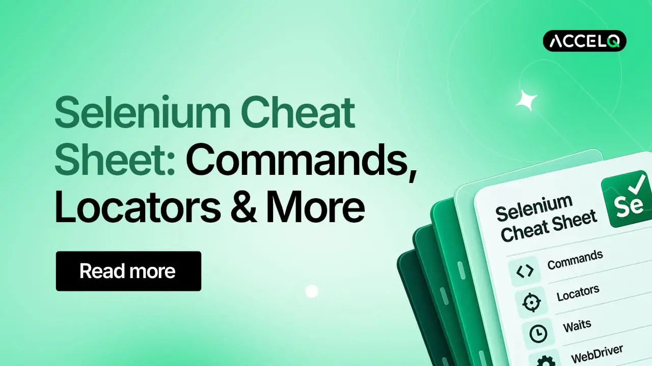 Selenium Cheat Sheet